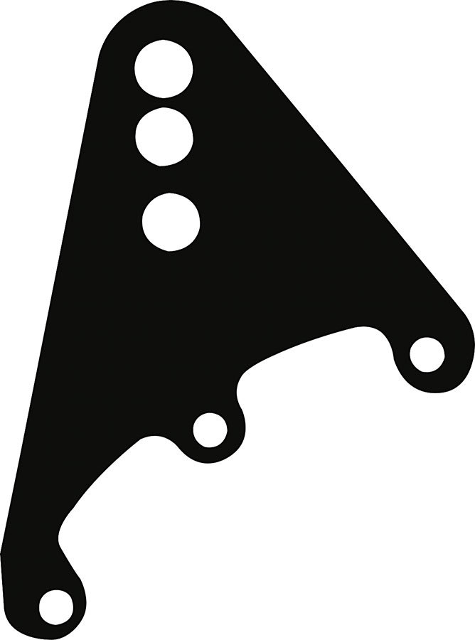 Allstar Performance - Upper Link Brackets 1pr Steel 3 Hole