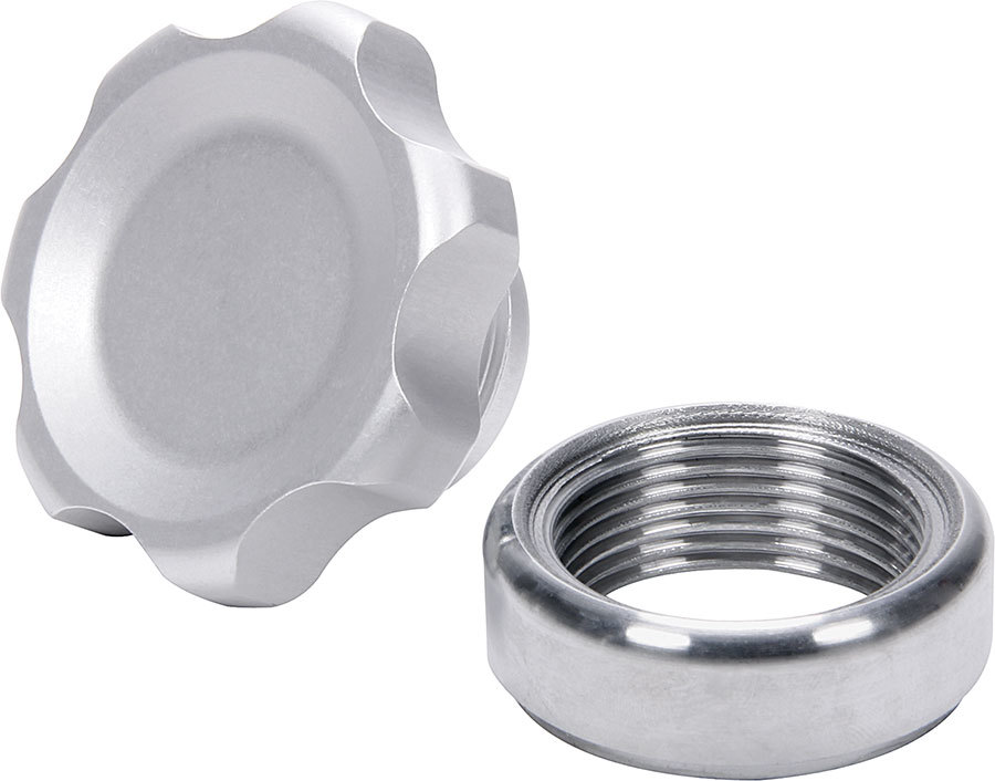 [ALL36161] Allstar Performance - Filler Cap Silver with Weld-In Steel Bung Small