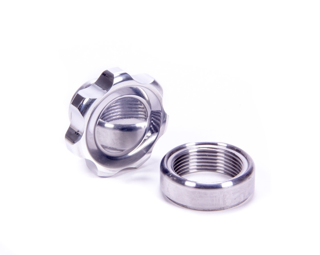 [ALL36169] Allstar Performance - Filler Cap Polished With Weld-In Steel Bung Small