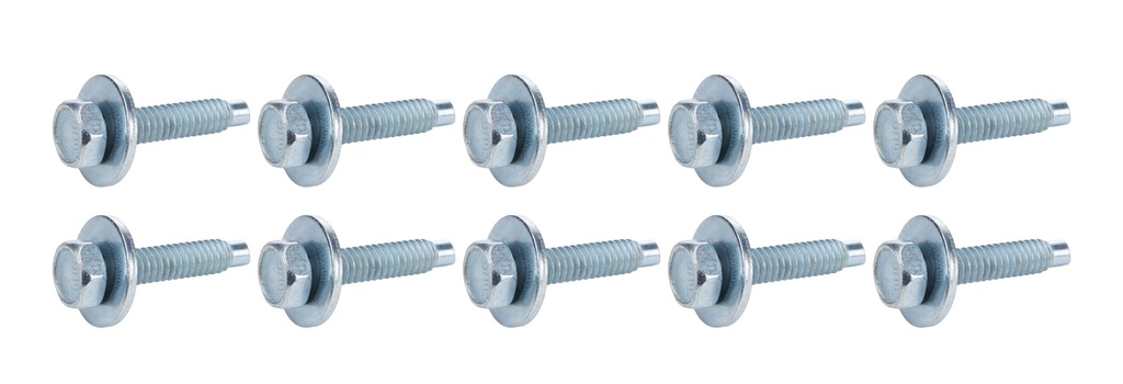 Allstar Performance - Body Bolt 1-1/8in 10pk Silver