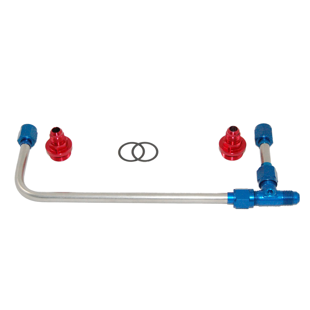 [AED60945] AED - Polished S/S 4150 Carb. Fuel Line Kit