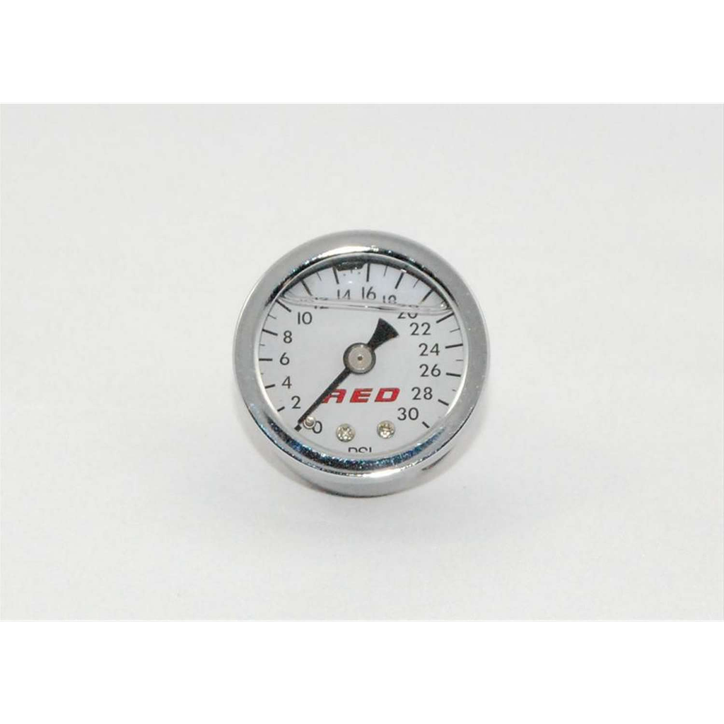 AED - 1-1/2 Fuel Press. Gauge 0-30psi Liquid Filled