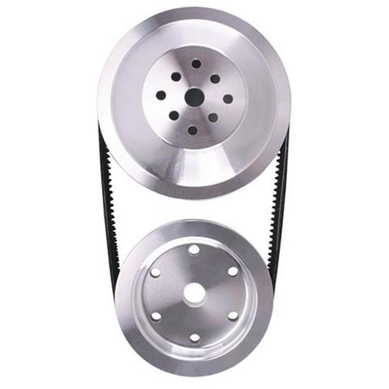 AFCO Racing - Pulley Kit 20% Red. SBC Long Water Pump