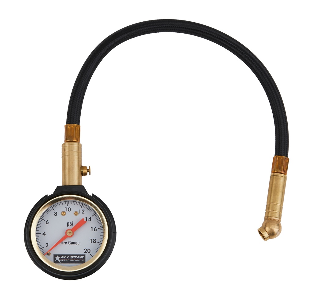 Allstar Performance - Tire Pressure Gauge 0-20 PSI
