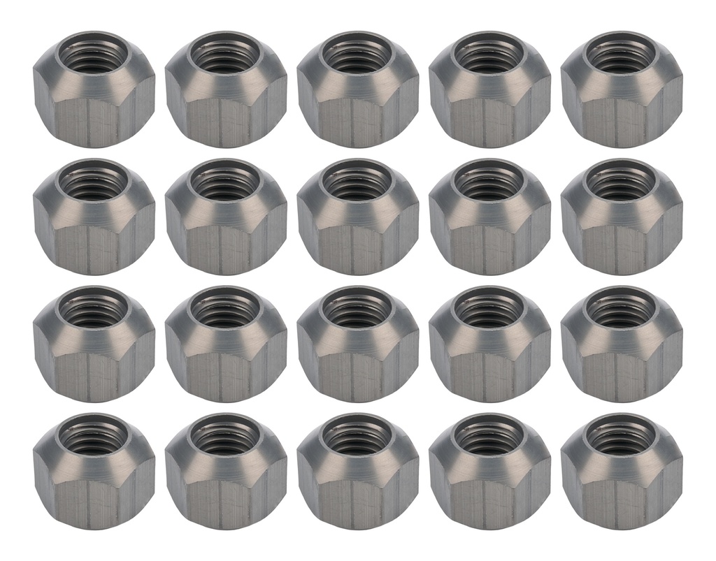 [ALL44097-20] Allstar Performance - Lug Nuts 5/8-11 Alum HC Dbl Chamfer 20pk