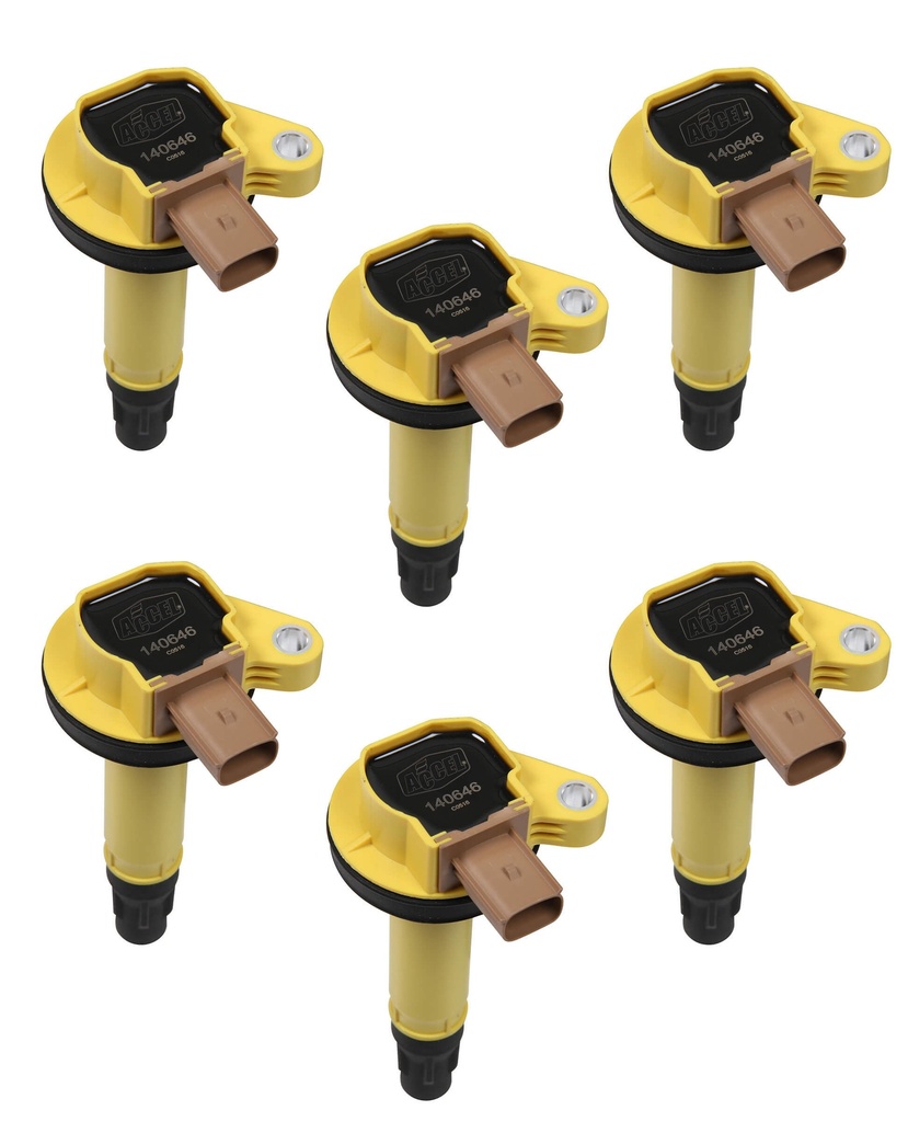 Accel - Coil Ford 3.5L V6 EcoBoost 6pk Yellow