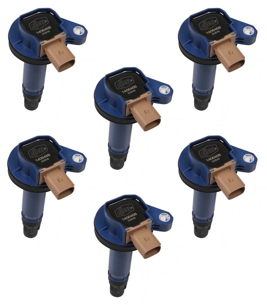 Accel - Coil - Ford 3.5L V6 EcoBoost 6pk - Blue