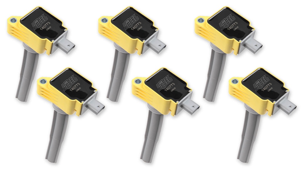 Accel - Coil - Ford 2.7L V6 EcoBoost 6pk - Yellow