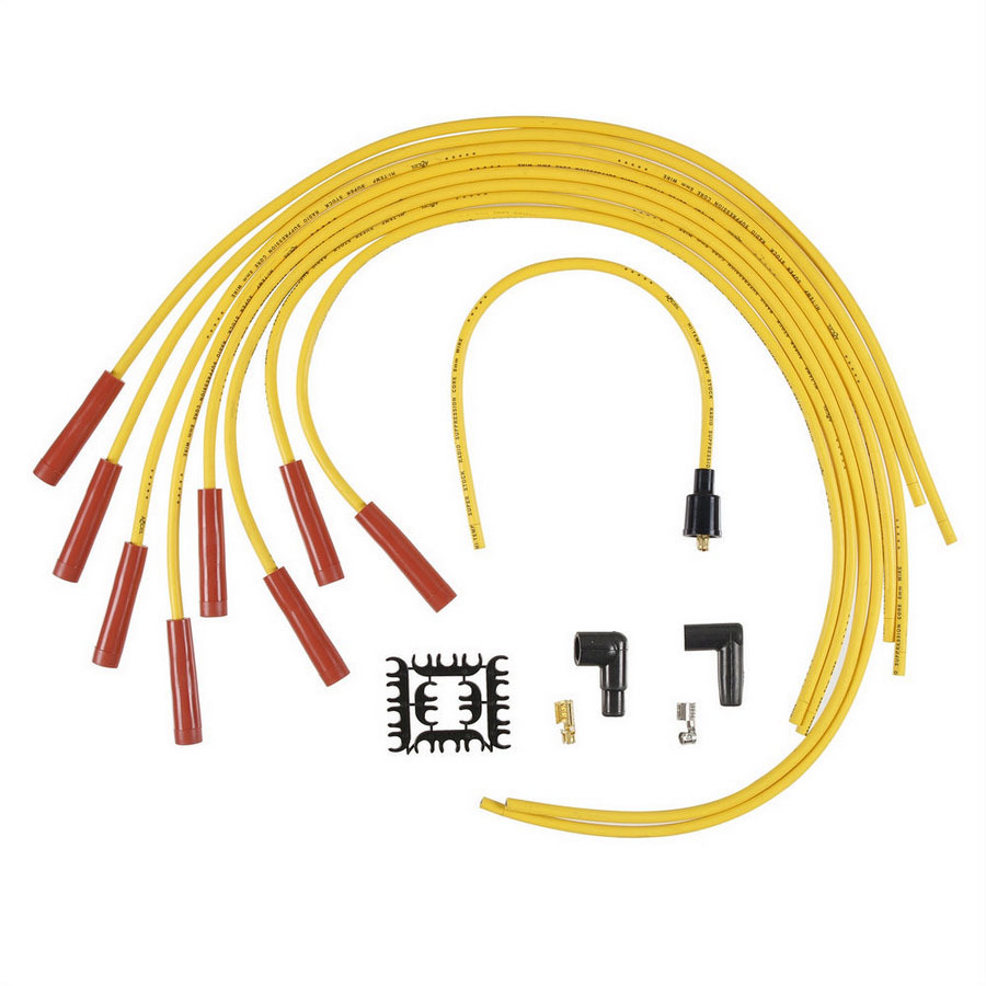 Accel - 8mm Straight End Supp Yellow Universal