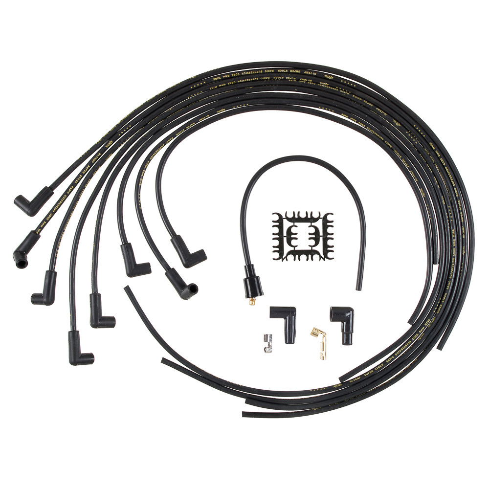 Accel - 8Mm 90 Degree End Black Universal