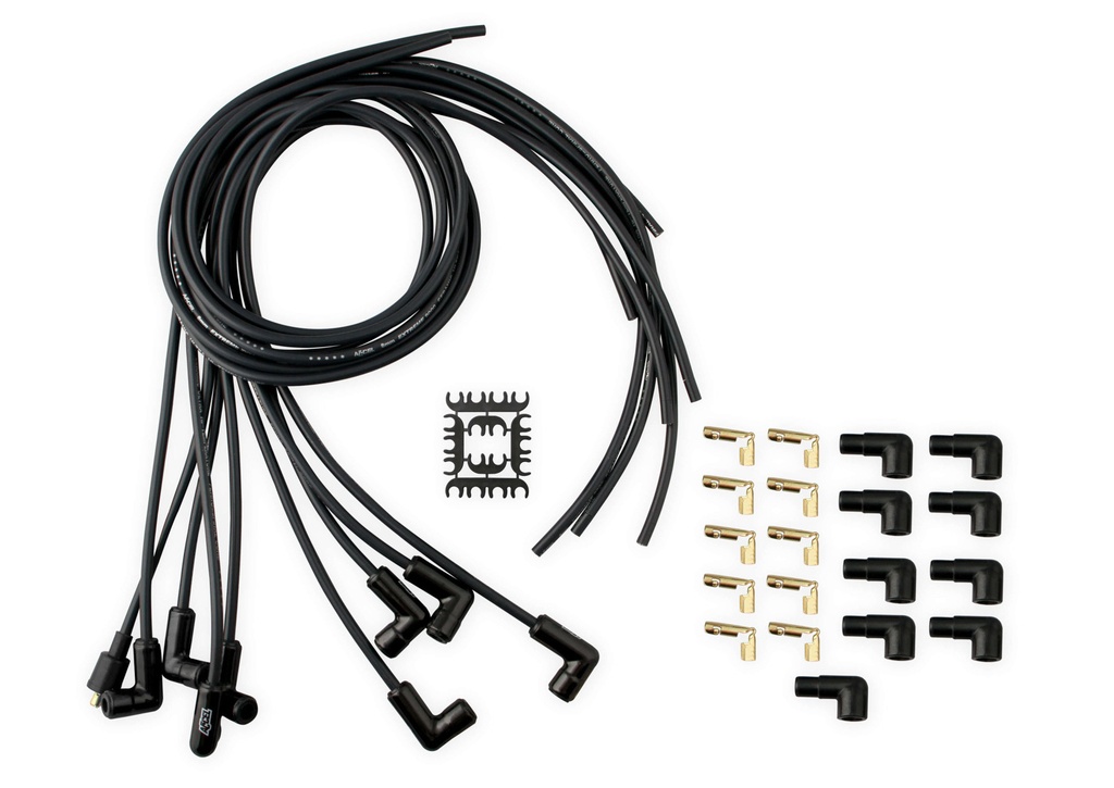 Accel - 8mm Spark Plug Wire Set W/90-Deg Ceramic Boots
