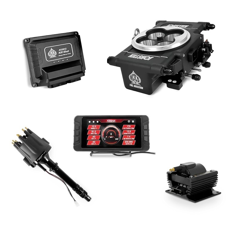 Aces Efi - Killshot Efi Top End Kit Black Sbc/Bbc