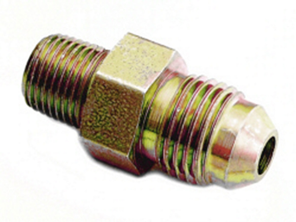 A-1 Products - #4 An Flare To 1/8in Pipe Steel