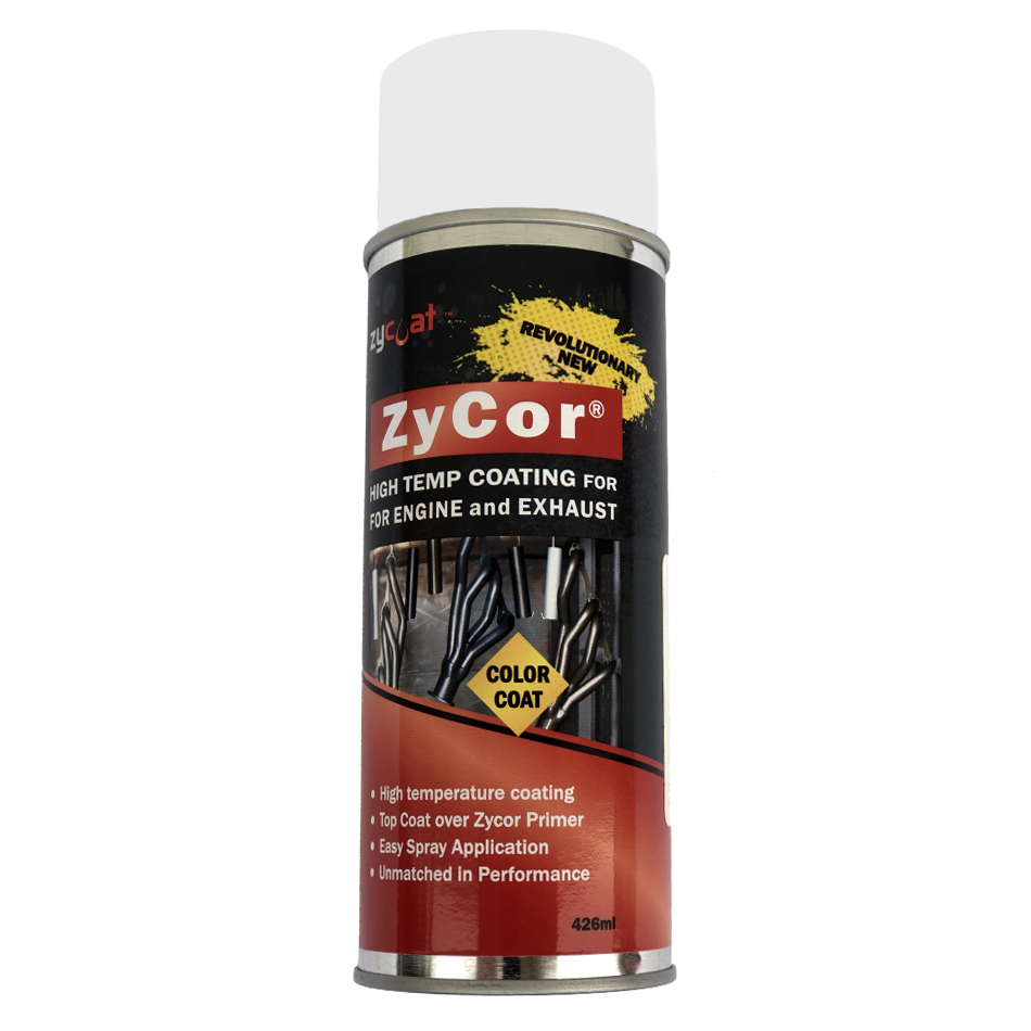 Zycoat - Zycor Gasser White Color Coat 13 Oz Aerosol