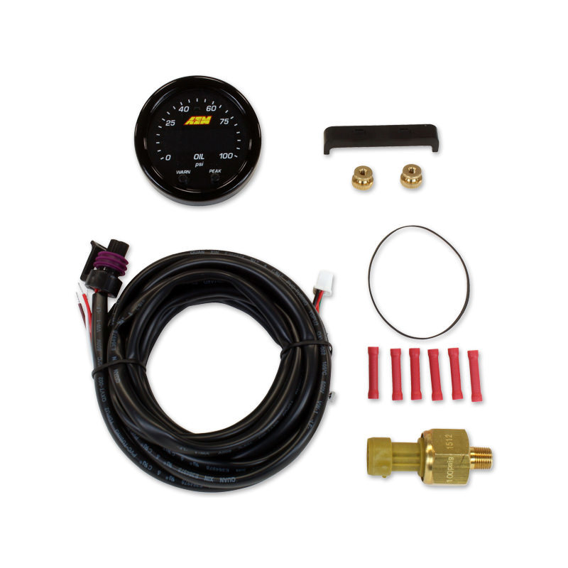 Aem Electronics - X-Series Pressure Gauge 0-100psi