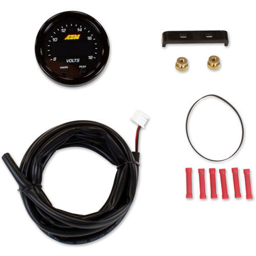 [AEM30-0303] Aem Electronics - X-Series Volt Gauge 8-18 Volt