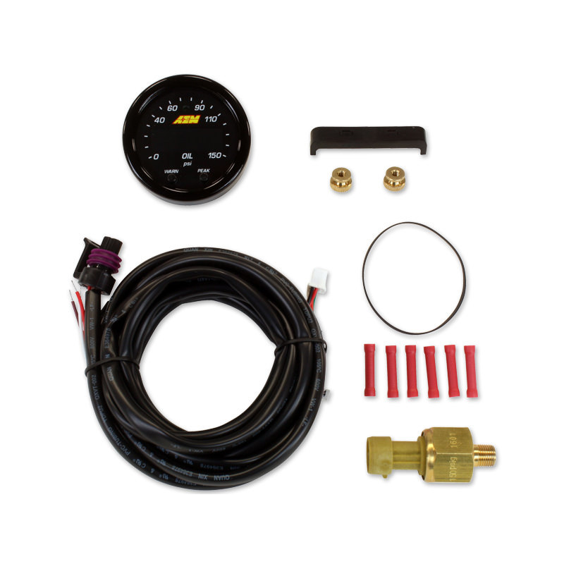 Aem Electronics - X-Series Oil Pressure Gauge 0-150psi