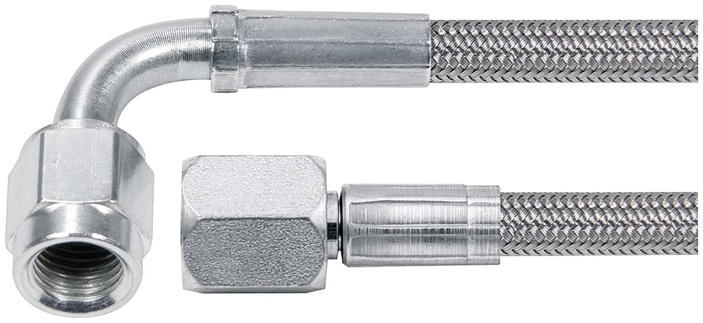 Allstar Performance - 10in #4 Line -4 Str/-4 90 Deg Tube Style
