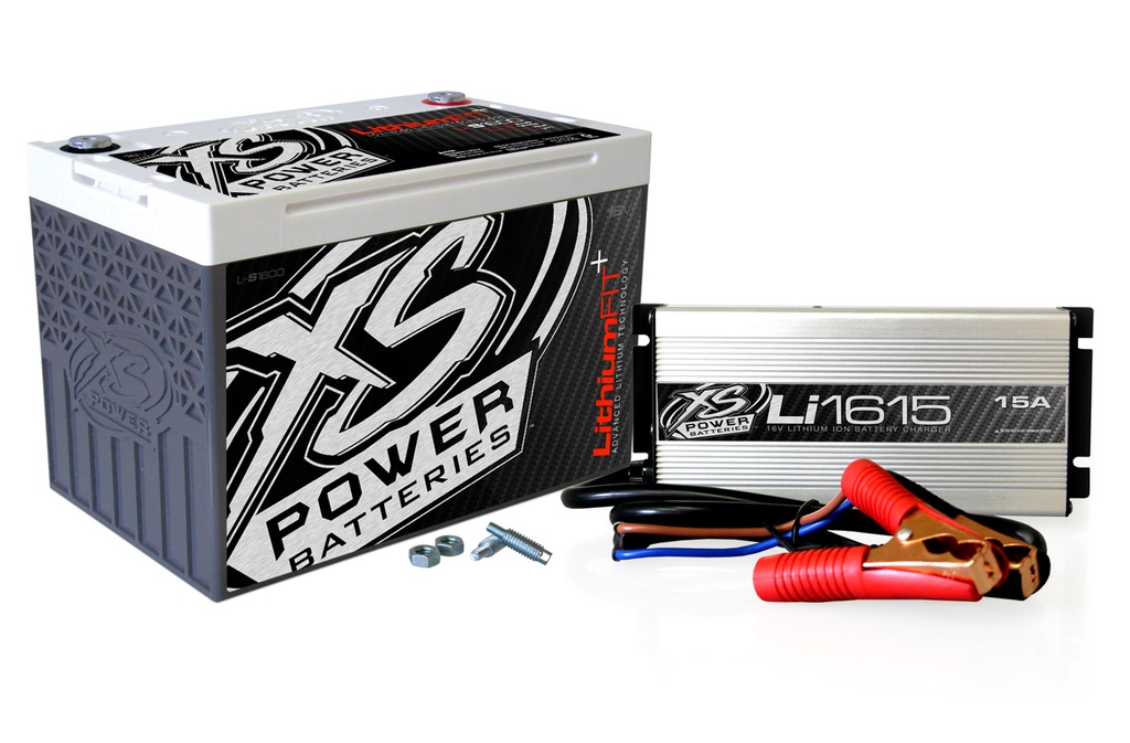 Xs Power Battery - 16Volt Lithium Battery Charger Combo Kit