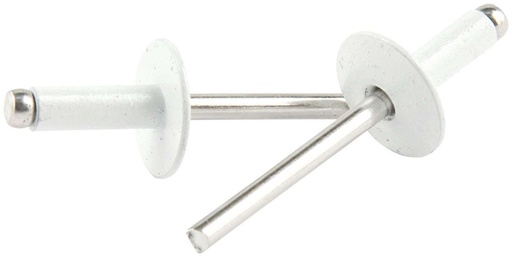 [ALL18158] Allstar Performance - Lg Hd Rivet White Alum 250pk