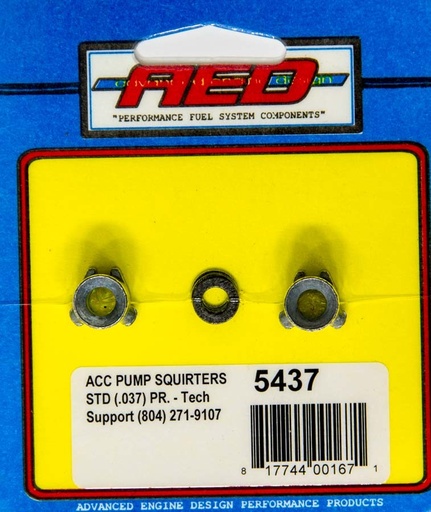 [AED5437] AED - .037in Accelerator Pump Squirters