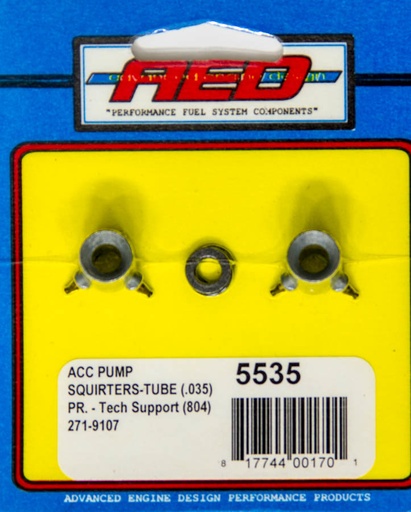 [AED5535] AED - .035in Accelerator Pump Squirters - Tube Type
