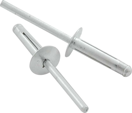 [ALL18183] Allstar Performance - Md Hd Rivet 250Pk Silver Flange Type Alum Mandrel