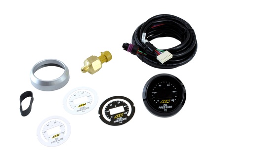 [AEM30-4401] Aem Electronics - Oil/Fuel Pressure Digital Gauge 0-100psi