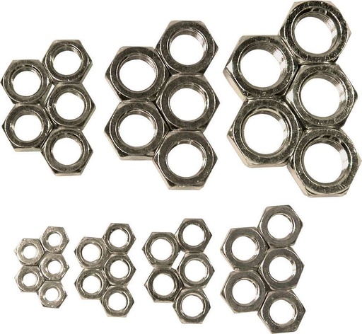 [ALL18291] Allstar Performance - LH Jam Nut Assortment Steel