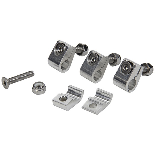 [ALL18322] Allstar Performance - 2pc Alum Line Clamps 5/16in 4pk