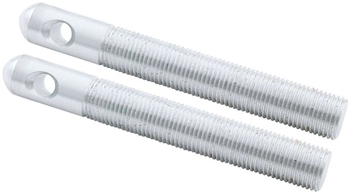 [ALL18507] Allstar Performance - Alum Hood Pins 1/2in 1/4in Holes 2pk Silver