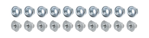 [ALL18548-10] Allstar Performance - Threaded Nut Insert Aluminum 10pk