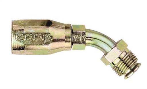[AERFBM1382] Aeroquip - #6 45d Elbow P/S Fit.