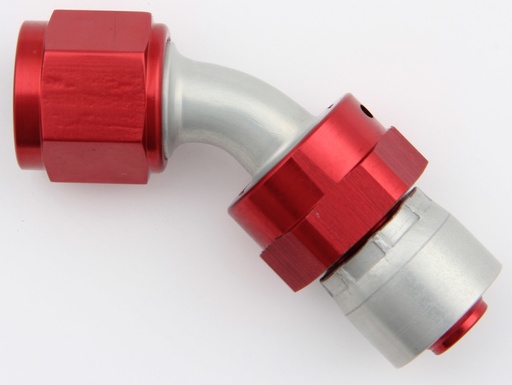 [AERFBM4226] Aeroquip - #16 45 Deg Elbow 37 Deg JIC Crimp Swivel Fitting
