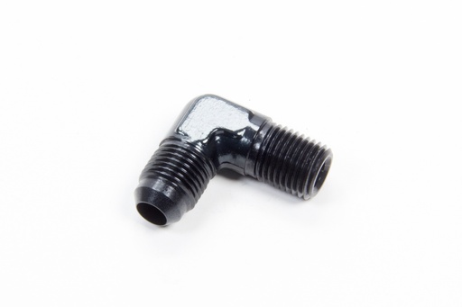 [AERFCM5034] Aeroquip - 90 Deg Alum #6 Flare 1/4 In Black