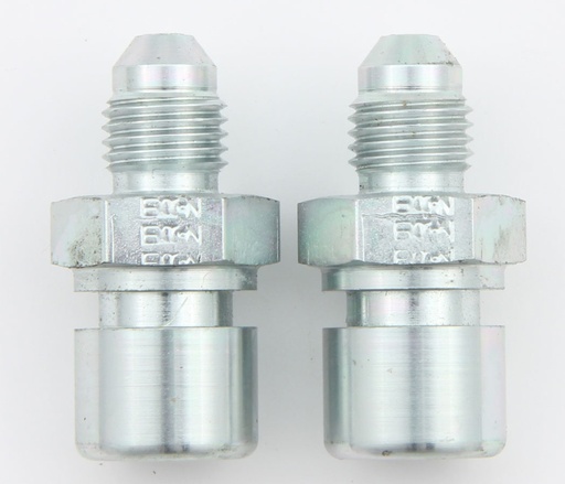 [AERFCM2946] Aeroquip - #4 To 10mmx1.0 Female Steel Adapter