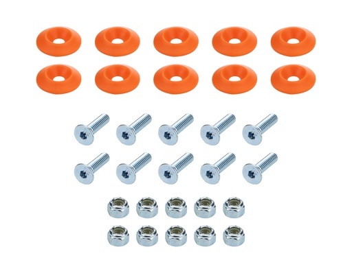 [ALL18684] Allstar Performance - Countersunk Bolt Kit Orange 10pk