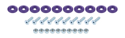 [ALL18687] Allstar Performance - Countersunk Bolt Kit Purple 10pk