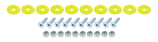 [ALL18688] Allstar Performance - Countersunk Bolt Kit Fluorescent Yellow 10pk