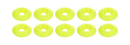 [ALL18698] Allstar Performance - Countersunk Washer Fluorescent Yellow 10pk