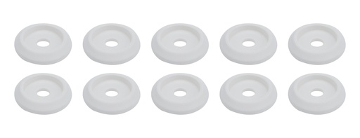 [ALL18846] Allstar Performance - Body Bolt Washer Plastic White 10pk