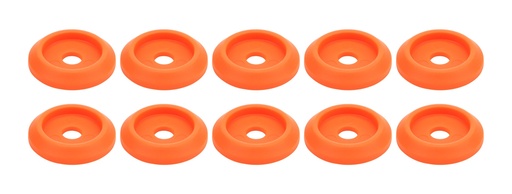 [ALL18854] Allstar Performance - Body Bolt Washer Plastic Fluorescent Orange 10pk