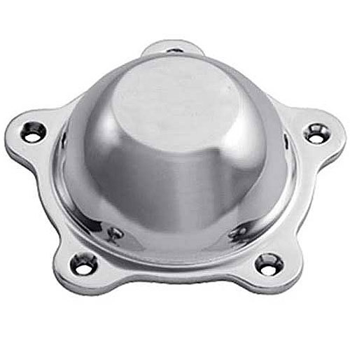 [AMR3505293P] American Racing Wheels - Short Polished Center Cap W/O Logo Each