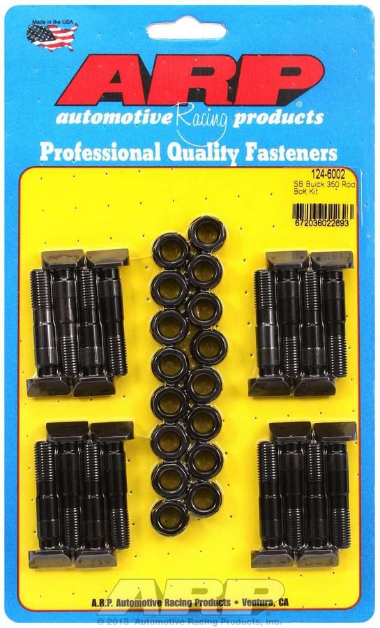 ARP Head Bolt Kit Buick 350 Black Hex | 128,20
