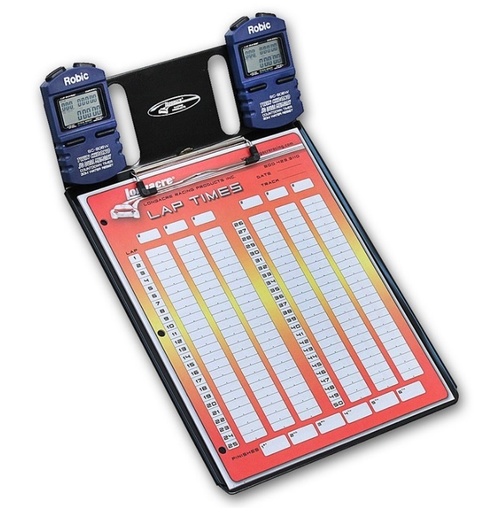 [LON52-22321] Longacre - Clipboard W/ Two Watches Robic Sc 606W