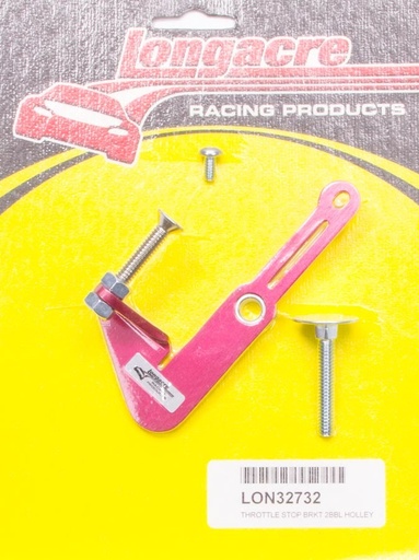 [LON52-32732] Longacre - Primary Throttle Stop Bracket 2 BBL