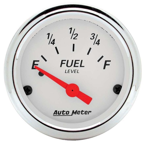 [ATM1315] Autometer - 2-1/16in A/W Fuel Level Gauge - GM 0-90 Ohms