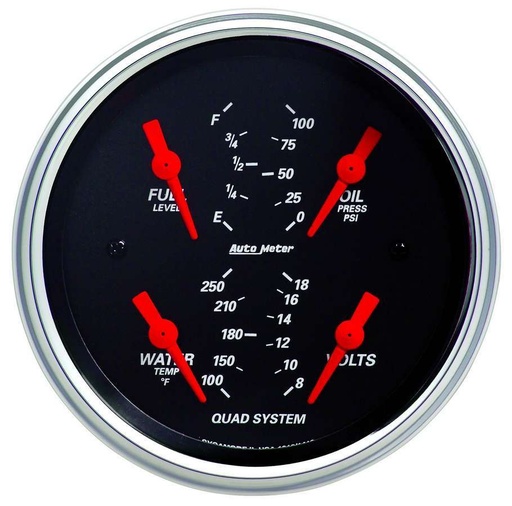 [ATM1412] Autometer - 3-3/8in Quad Gauge