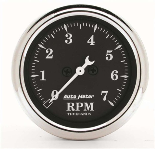 [ATM1797] Autometer - Gauge Tachometer 2 1/16in 7k RPM In-Dash Black B