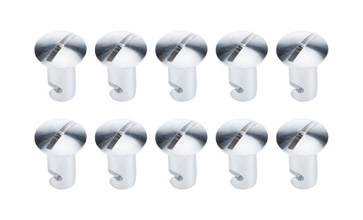 [ALL19276] Allstar Performance - Oval Hd Fasteners 5/16 .500in 10pk Alum